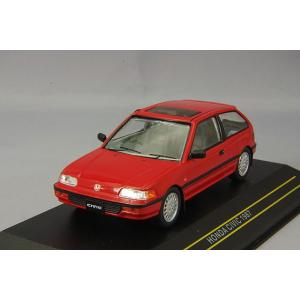 ミニカー/完成品 First43 1/43 ホンダ シビック 1987 EF型　レッド