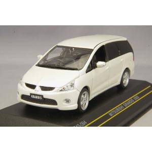 ミニカー/完成品 First43 1/43 三菱 グランディス 2003　ホワイト