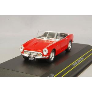 ミニカー/完成品 First43 1/43 ホンダ S800 1966 オープンルーフ　レッド