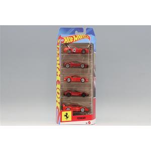 海外並行品 ホットウィール ベーシックカー フェラーリ 5カーパック (365 GTB4C/SF90...