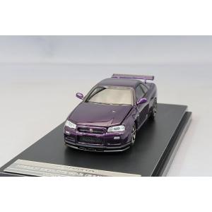 MOTORHELIX 1/64 日産 スカイライン GT-R R34 V-SpecII ミッドナイト...