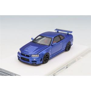 MOTORHELIX 1/64 ニスモ R34 GT-R Z-tune ベイサイドブルー