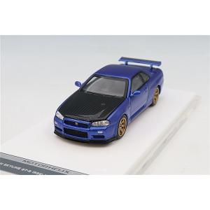 MOTORHELIX 1/64 日産 スカイライン GT-R (R34) V-SPEC II カスタ...