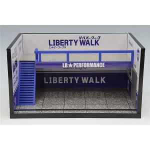 MOTORHELIX 1/64 LIBERTY WALK テーマガレージ ブルー