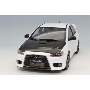 VIAT MODEL 1/18 三菱 ランサー エボリューションX ホワイト/カーボンフード/RAY...