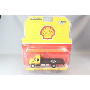 グリーンライト 1/64 インターナショナル デュラスター 4400 フラットベッド トラック Shell Oil "Shell Roadside Service 24 Hour"｜kidbox