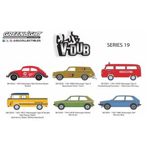 グリーンライト 1/64 Club Vee-Dub シリーズ19 1BOX 6台入