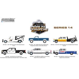 グリーンライト 1/64 Dually Drivers シリーズ14 1BOX 6台入