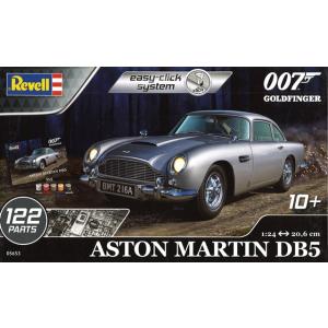 Revell プラモデル (接着剤不要キット) 1/24 アストンマーチン DB5 "007 ゴールドフィンガー" ジェームス ボンド 塗料/筆/ポスター付｜kidbox