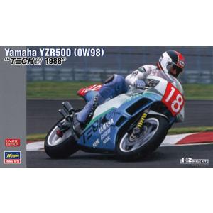 ハセガワ プラモデル 1/12 ヤマハ YZR500 (0W98) TECH21 1988 全日本ロ...