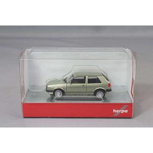 ミニカー/完成品 ヘルパ 1/87 フォルクスワーゲン ゴルフII Gti レーシンググリーンメタリック｜kidbox