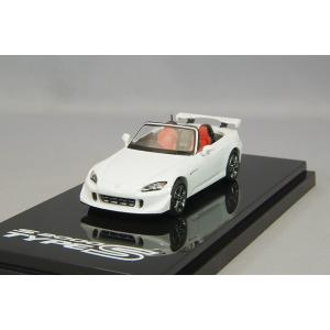 ミニカー/完成品 ホビージャパン 1/64 ホンダ S2000 タイプS AP2 グランプリホワイト/レッドインテリア