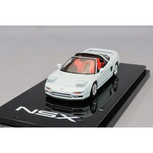 ミニカー/完成品 ホビージャパン 1/64 ホンダ NSX Type T 脱着式ルーフ付 プラチナホワイトパール｜kidbox