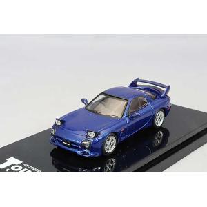 ホットワークス　アンフィニFD3S  RX-7  MAZDA SPEED 1/64 Amphini RX-7 FD3S (A-SPEC.) /MAZDA SPEED Innocent Blue