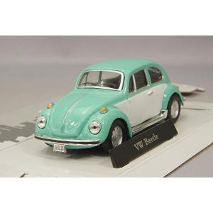 ミニカー/完成品 ホンウェル Cararama 1/43 フォルクスワーゲン ビートル ライトブルー/ホワイト｜キッドボックス Yahoo!店