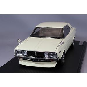 イグニッションモデル 1/18 日産 ローレル 2000SGX (C130) ホワイト/SSR MKIIIタイプ14インチ(ポリッシュ/ゴールド)｜kidbox