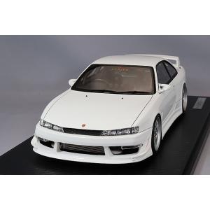 イグニッションモデル 1/18 VERTEX S14 シルビア ホワイト/BBS RG-Rタイプ18インチ(シルバー)｜kidbox