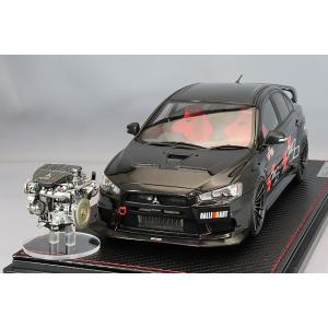 イグニッションモデル 1/18 三菱 ランサー エボリューション X (CZ4A) ブラックメタリッ...