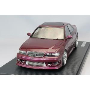 イグニッションモデル 1/18 VERTEX JZX100 チェイサー パープルメタリック/WORK...