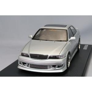イグニッションモデル 1/18 VERTEX JZX100 チェイサー シルバー/BBS RG-Rタ...