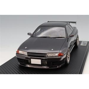 イグニッションモデル 1/18 日産 スカイライン GT-R (BNR32) ガンメタ/R33GT-...