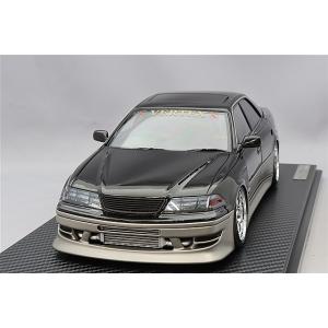 イグニッションモデル 1/18 VERTEX JZX100 マークII ブラック/ガンメタ/WORK...