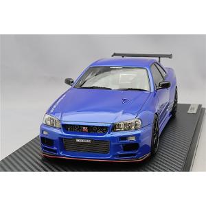 イグニッションモデル 1/18 トップシークレット 34GT-R (BNR34) ブルーメタリック/...