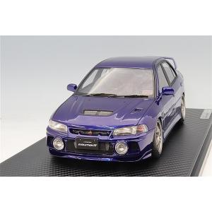 イグニッションモデル 1/18 三菱 ランサー エボリューション IV CN9A ダークブルー/RP...