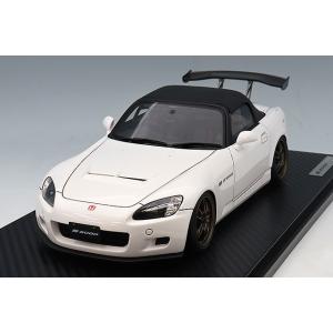 イグニッションモデル 1/18 ホンダ S2000 (AP1) ホワイト/MUGEN MF10タイプ...