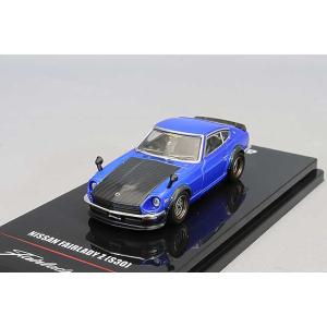 ミニカー/完成品 イノモデル 1/64 日産 フェアレディ Z S30 ブルー カーボンフード付