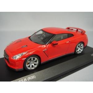 ミニカー/完成品 京商 1/43 日産 GT-R R35 2008 バイブラントレッド