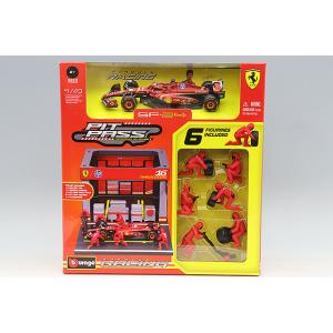 ブラゴ 1/43 フェラーリ PIT PASSセット 2024 F1 SF-24 #16 C.ルクレ...