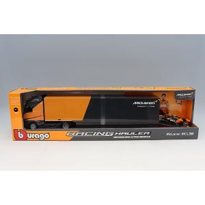 ブラゴ 1/43 メルセデスベンツ アクトロス キャブ &amp; トレーラー &amp; マクラーレン MCL38...