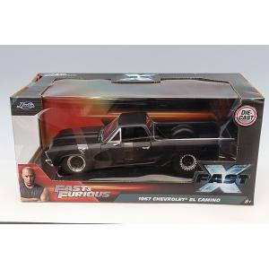 JADA 1/24 ワイルドスピード F&amp;F 1967 シェビー エルカミーノ ブラック 【再入荷】