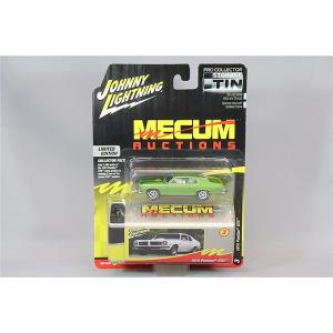 ジョニーライトニング 1/64 1974 ポンティアック GTO メカムオークション ライムファイヤ...