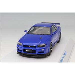 京商 1/43 日産 スカイライン R34 GT-R V-specII ベイサイドブルー