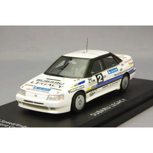 ミニカー/完成品 LA-X 1/43 スバル レガシィ 10万キロ速度記録車 2号車 ホワイト