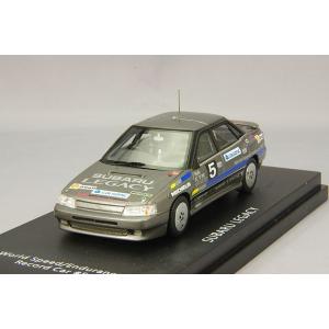 ミニカー/完成品 LA-X 1/43 スバル レガシィ 10万キロ速度記録車 5号車 ガンメタリック
