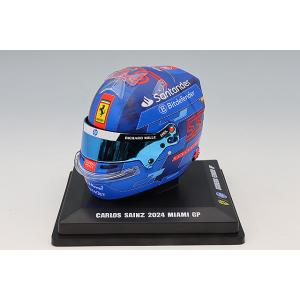 ルックスマート 1/5 ヘルメット カルロス・サインツJr. 2024 F1 マイアミGP