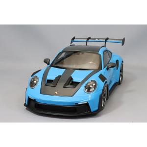 ミニチャンプス 1/18 ポルシェ 911 (992) GT3 RS 2024 ヴァイザッハパッケージ ブルー/ダークシルバーホイール｜kidbox