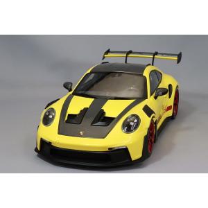 ミニチャンプス 1/18 ポルシェ 911 (992) GT3 RS 2024 ヴァイザッハパッケージ イエロー/レッドホイール｜kidbox