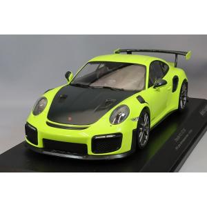 ミニカー/完成品 ミニチャンプス 1/18 ポルシェ 911 991.2 GT2 RS 2018 グリーン/シルバーマグネシウムホイール｜kidbox