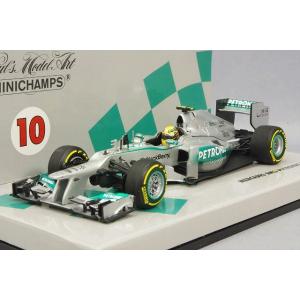 ミニカー/完成品 海外ショップ特注 ミニチャンプス 1/43 メルセデス AMG ペトロナス F1チーム ショーカー 2013 F1 #10 L.ハミルトン