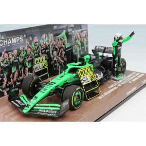 ミニチャンプス 1/43 ステーク F1チーム キック ザウバー C45 N.ヒュルケンベルグ シル...