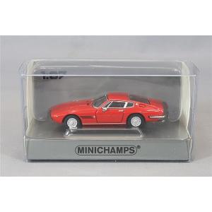 ミニチャンプス 1/87 マセラティ ギブリ クーペ 1969 レッド