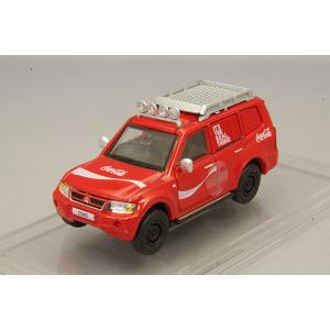 ミニカー/完成品 Coca-Cola Collectibles 1/64 三菱 パジェロ 2001