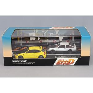 モデラーズ 1/64 頭文字D セット Vol.12 舘智幸 東堂商会 ホンダ シビック (EK9)...