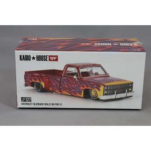 KAIDO HOUSE x TSM ミニGT 1/64 シボレー シルバラード デューリー ファイヤ...