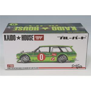 KAIDO HOUSE x TSM ミニGT 1/64 ダットサン 510 ワゴン OG Flo イ...