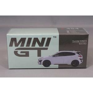 ミニカー/完成品 トゥルースケール ミニGT 1/64 ヒュンダイ コナ N ソニックブルー 左ハンドル｜kidbox